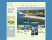 Tablet Screenshot of kendallmarthasvineyard.com
